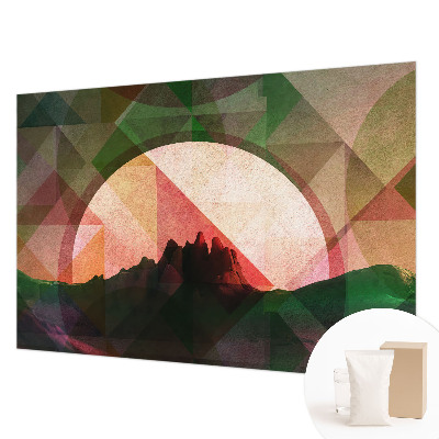 Luxe fotobehang met een schilderachtig heuvellandschap