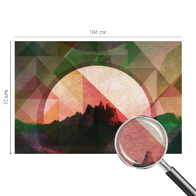 Luxe fotobehang met een schilderachtig heuvellandschap