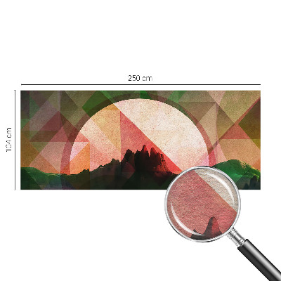 Luxe fotobehang met een schilderachtig heuvellandschap