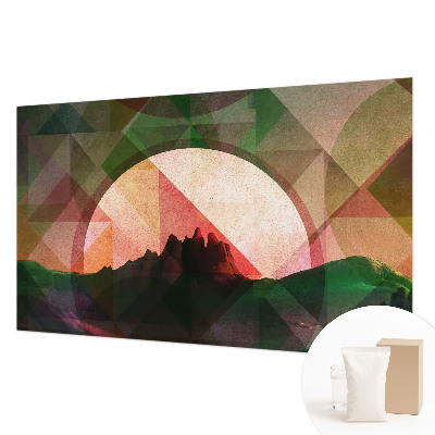 Luxe fotobehang met een schilderachtig heuvellandschap