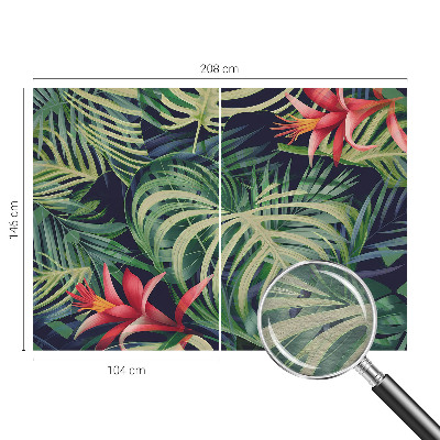 Premium fotobehang met exotische planten