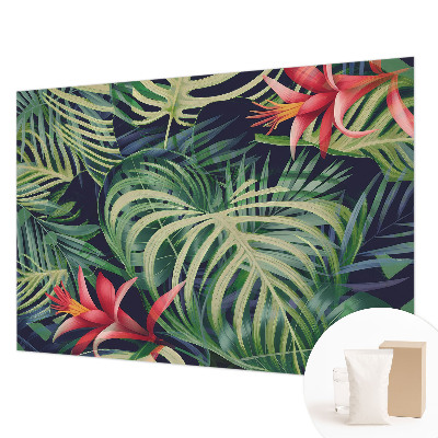 Premium fotobehang met exotische planten