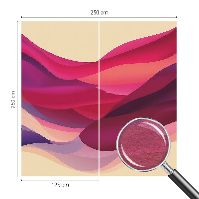 Modern fotobehang voor de woonkamer Vloeibare golven