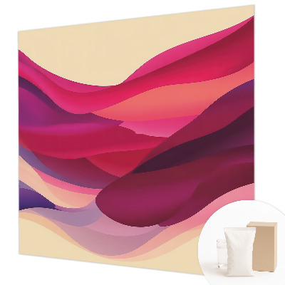 Modern fotobehang voor de woonkamer Vloeibare golven