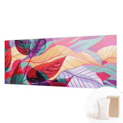 Kwalitatief fotobehang met een abstract bladmotief