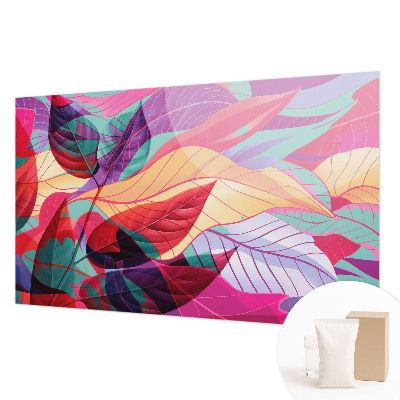 Kwalitatief fotobehang met een abstract bladmotief