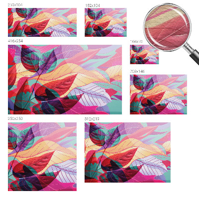 Kwalitatief fotobehang Abstracte bladeren