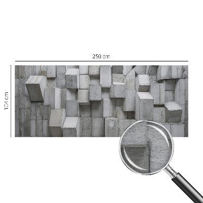 Groot fotobehang Betonblokken