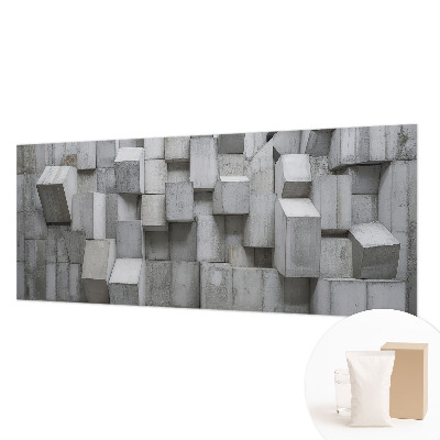 Groot fotobehang Betonblokken