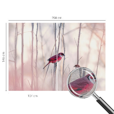 Sfeervol fotobehang Vogelpaar