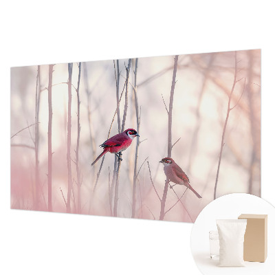 Sfeervol fotobehang Vogelpaar