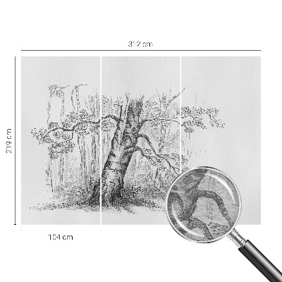 Vlies fotobehang Bosboom