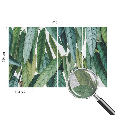 Vliesbehang fotobehang Natuurlijke bladeren