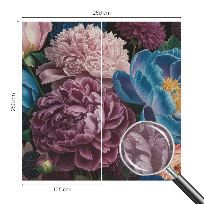 Fotobehang vlies Kleurrijke bloemen