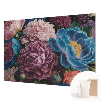 Fotobehang vlies Kleurrijke bloemen