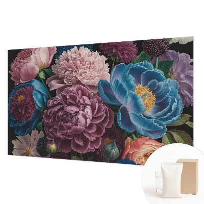 Fotobehang vlies Kleurrijke bloemen