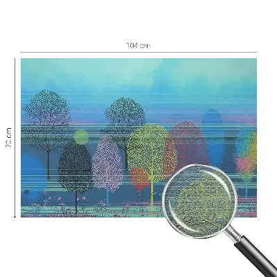 Fotobehang met kleurrijke harmonie als ontwerp