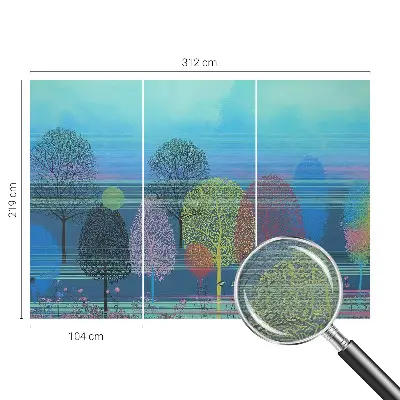 Fotobehang met kleurrijke harmonie als ontwerp