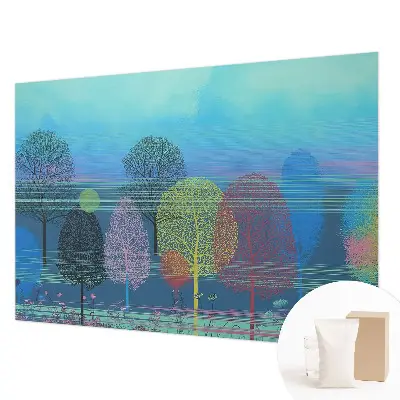 Fotobehang met kleurrijke harmonie als ontwerp