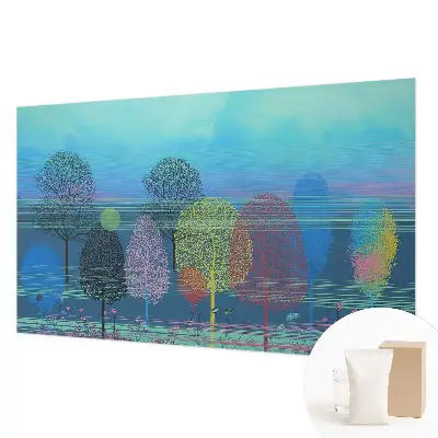 Fotobehang met kleurrijke harmonie als ontwerp