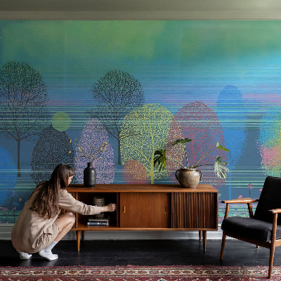 Fotobehang Kleurrijke harmonie
