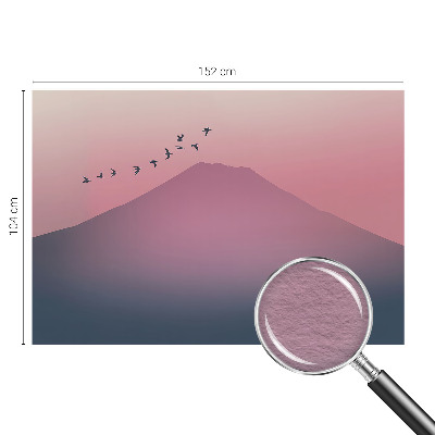 Vlies fotobehang op maat Bergachtig Westen