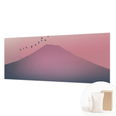 Vlies fotobehang op maat Bergachtig Westen