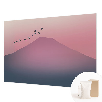 Vlies fotobehang op maat Bergachtig Westen