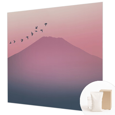 Vlies fotobehang op maat Bergachtig Westen