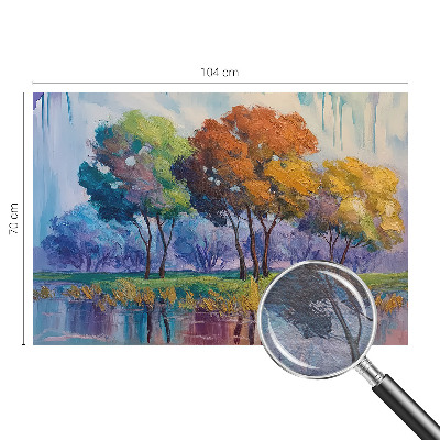 Premium fotobehang Boomabstractie