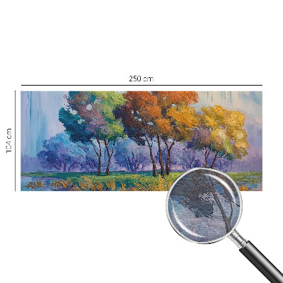 Premium fotobehang met een abstracte afbeelding van een boom