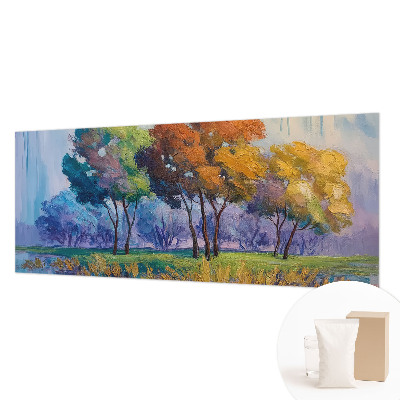 Premium fotobehang met een abstracte afbeelding van een boom