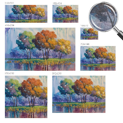 Premium fotobehang Boomabstractie