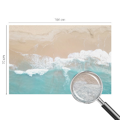 Foto behang op maat Brullende golven