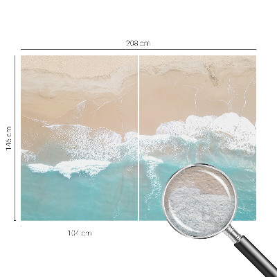 Foto behang op maat Brullende golven