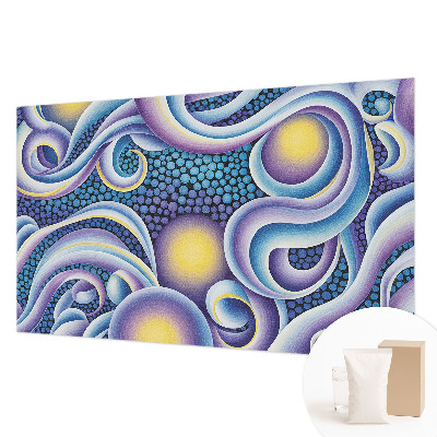 Fotobehang naadloos Kleurrijke wervelingen