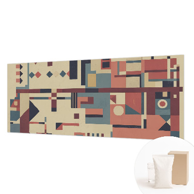 Naadloos fotobehang met een abstracte compositie