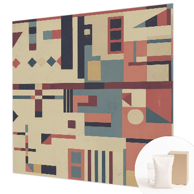 Naadloos fotobehang met een abstracte compositie