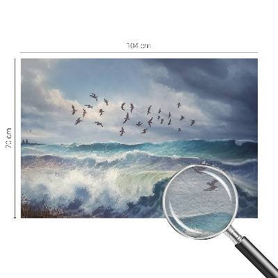 Fotobehang woonkamer Zeegolven