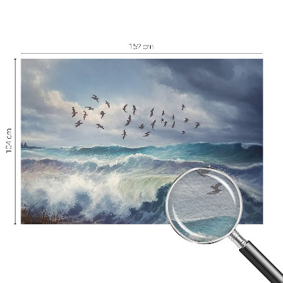 Fotobehang woonkamer Zeegolven