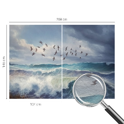 Fotobehang woonkamer Zeegolven