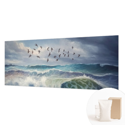 Fotobehang woonkamer Zeegolven