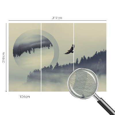 Fotobehang slaapkamer Boslandschap