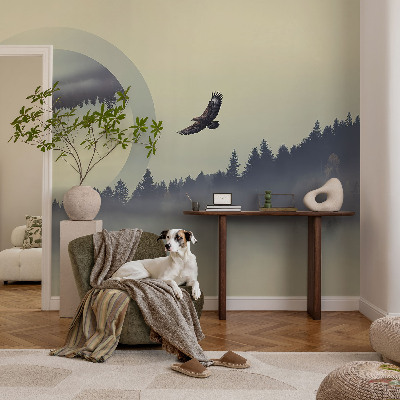Fotobehang slaapkamer Boslandschap