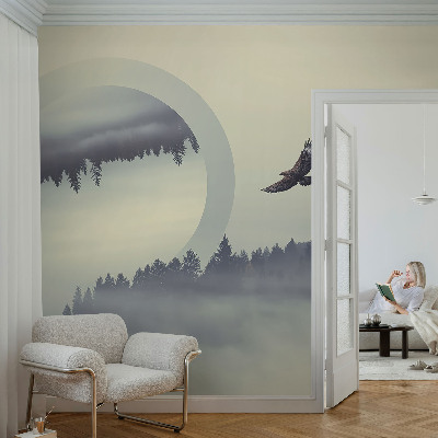 Fotobehang slaapkamer Boslandschap
