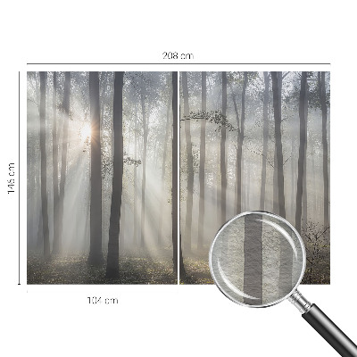 Hoogwaardig fotobehang met het motief 'Etherisch Woud'