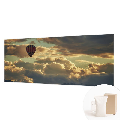 Premium fotobehang Ballon in de wolken