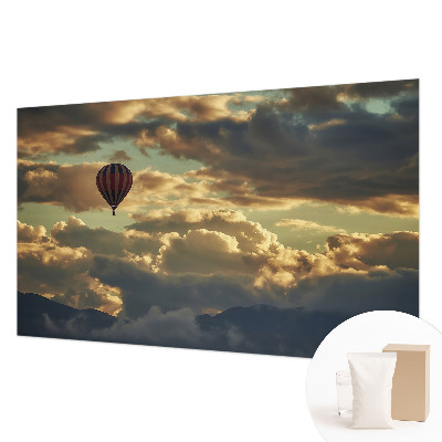 Premium fotobehang Ballon in de wolken