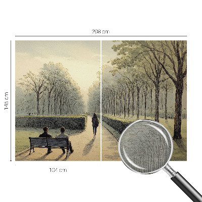 Kwalitatief fotobehang met het motief 'Park Vrede'