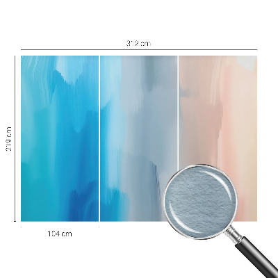 Uniek fotobehang Kleurrijke abstractie